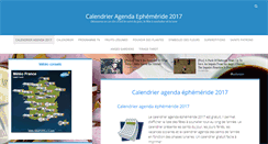 Desktop Screenshot of calendrier-agenda.fr