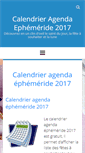 Mobile Screenshot of calendrier-agenda.fr